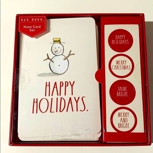 Rae Dunn “HAPPY HOLIDAY” CHRISTMAS CARDS